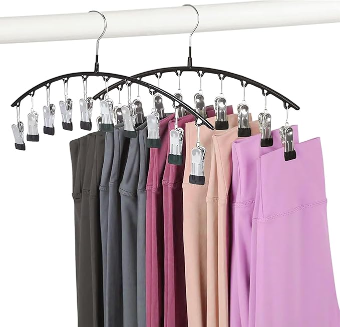 Legging Hangers for Closet Organizer, Hat Hangers for Closet 2 Pack by Arkeiliy