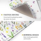 Watercolor Floral Dish Drying Mat - Image 3