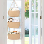 Hanging Basket, 3-Tier Wall Baskets, Over the Door Organizer - Image 7