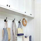 TUNNY 5 Pack Round Coat Towel Hooks - Image 4