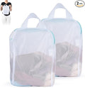 OTraki 2Pcs Small Laundry Bags 10x12 Inch Delicates Lingerie Bags Mesh Wash by OTraki