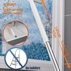 Floor Scrubbing Brush with 57" Adjustable Long Handle, 3 in 1 Living Grout - Image 3