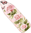Nuxovilar Pink Roses with Butterflies Ironing Board Cover, This Cover Fits Most by Nuxovilar