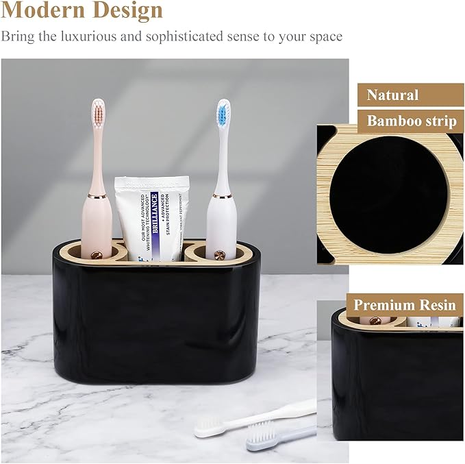 Shinowa Toothbrush Holder, Premium Toothbrush Organizer, Bathroom Storage - Image 2
