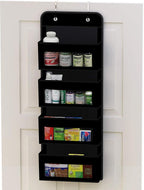 Simple Houseware 4 Clear Window Pocket Over Closet Door Storage Hanging - Image 3