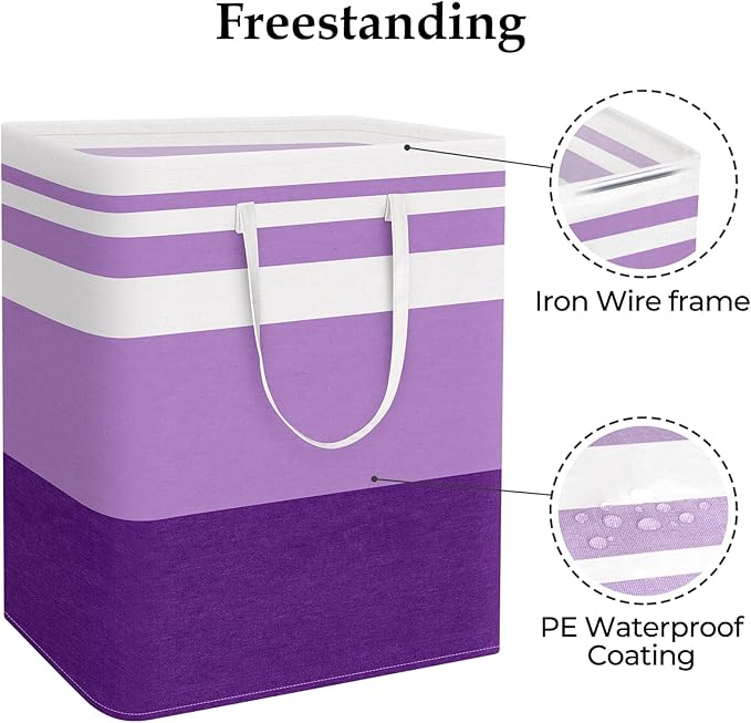StorageRight Large Collapsible Laundry Basket Hamper - Image 3