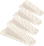4 Pack Premium Rubber Door Stoppers Wedge, Door Stops by BHYTAKI