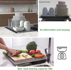 Tomorotec Roll Up Dish Drying Rack, Over The Sink Dish Drying Rack, Portable - Image 4