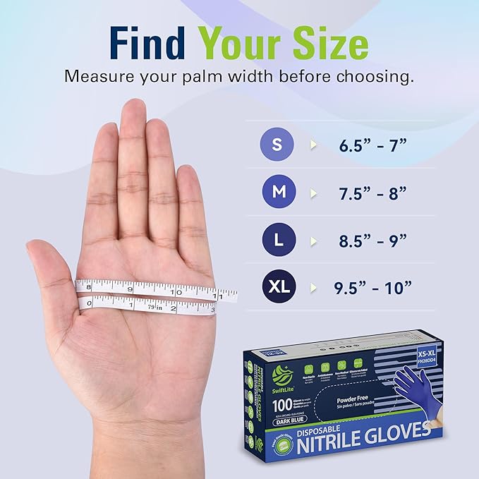 Disposable Nitrile Gloves, Food Safe, Latex-Free Powder-Free, Kitchen Rubber - Image 7