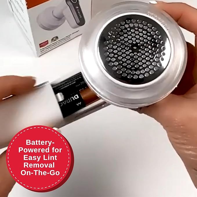 SINGER Compact Fabric Shaver and Lint Remover | Portable, Battery Operated - Image 7