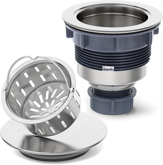 BOTEMY Stainless Steel Sink Drain Strainer 3-1/2 Inch Kitchen Sink Drain by BOTEMY