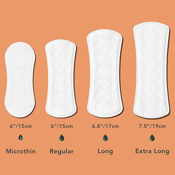 Rael Panty Liners for Women, Organic Cotton Cover - Image 5