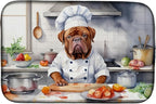 Caroline's Treasures DAC6241DDM Dogue de Bordeaux The Chef Dish Drying Mat by CarolinesTreasures
