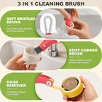 3 in 1 Cup Lid Cleaning Brush 4 Pack - Image 4