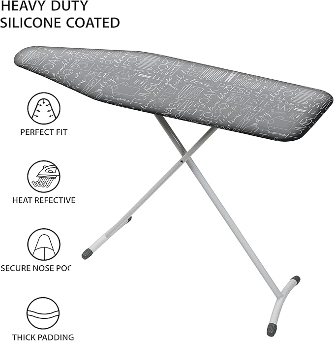 Simplify Ironing Board Cover | Scorch Resistant | Cotton | Thick Padding | - Image 2