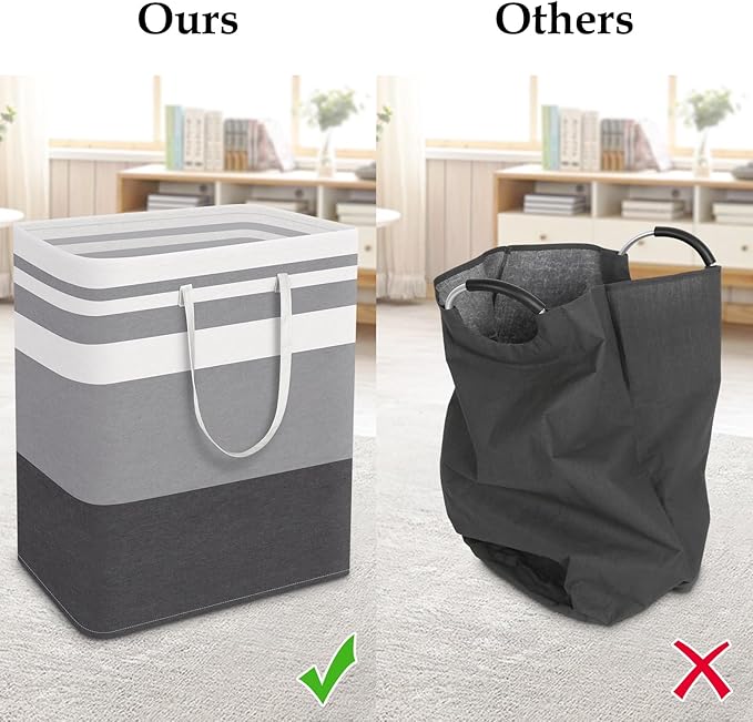StorageRight Laundry Basket Hamper Large Collapsible Laundry Hamper - Image 5