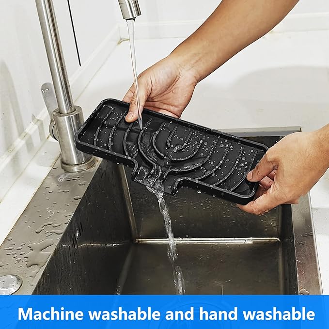 Sponge Holder for Kitchen Sink, Dish Sponge Holder & Soap Tray - Image 6