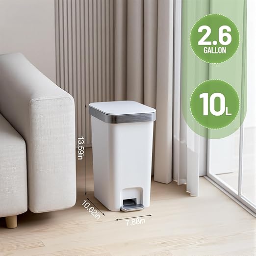 2 Pack Bathroom Garbage Can - Image 7
