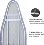 Ironing Board Cover and Pad Standard Size 15 x 54, 3 Pairs of Hook and Loop - Image 4