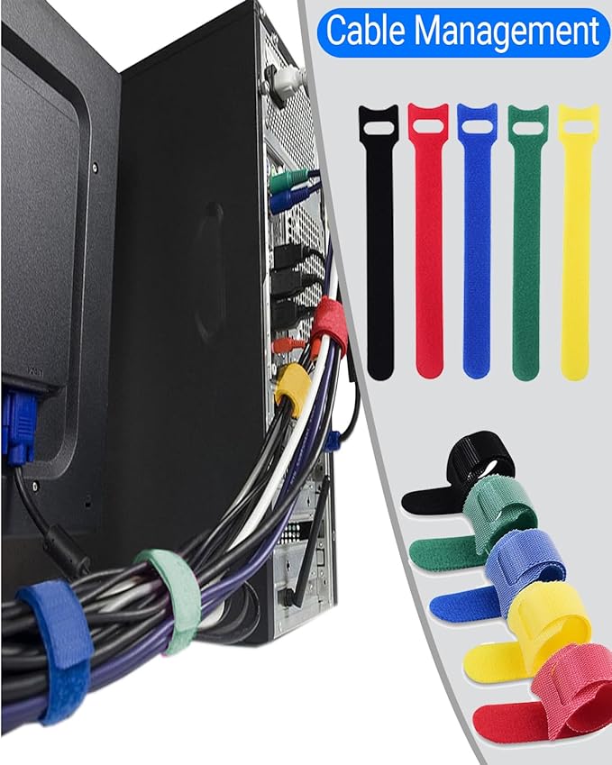 120 Pack Reusable Cable Ties 6 Inch - Image 7