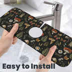 Vintage Magic Witch Mushroom Fern Witchcraft Kitchen Sink Splash Guard Faucet - Image 6
