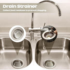 Retisee 2 Pcs Sink Strainer Stainless Steel Kitchen Sink Drain Strainer Basket - Image 4