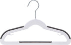 Amazon Basics Plastic Kids Clothes Hangers, 12.8" x 8" x 0.2" - Image 2
