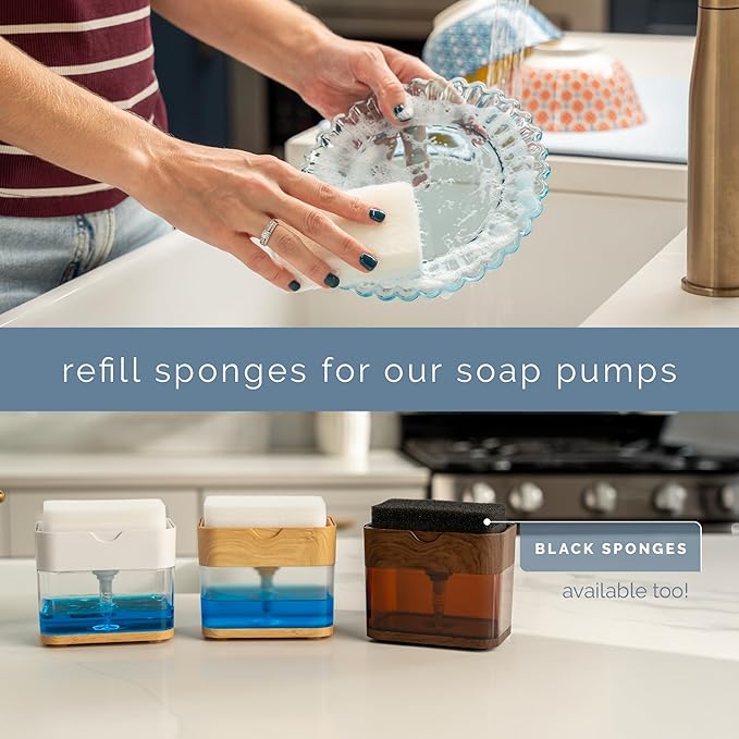 S&T INC. Dish Sponge, 8 Pack for Sponges Kitchen Refill, 4.3 Inches x 2.8 - Image 6