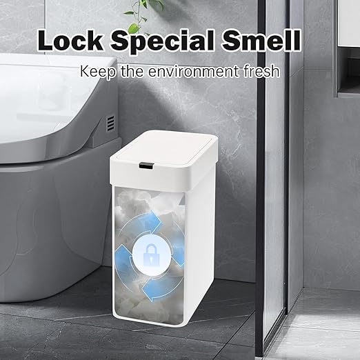 2 Pack Bathroom Trash Can with Lid - Image 6