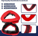 Spin Mop Scrub Brush Head, Hard Bristle Cleaning Scrubber Mop Head - Image 3