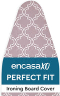 Encasa XO Ironing Board Cover and Pad 54"x15" by EncasaXO
