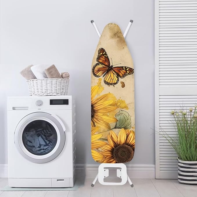 Sunflower Butterfly Easy Installation 15x54 Ironing Board Cover and Pad and - Image 3