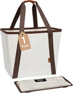 STORAGE MANIAC Collapsible Laundry Caddy, 64L Large Collapsible Laundry Basket by STORAGEMANIAC