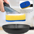 Sponge Brush Refills for OXO Dish Brush, 4 Pack Soap Dispensing Dish Refills - Image 4