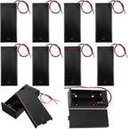 10Pcs Plastic 18650 Battery Storage Case 2 Slots x 3.7V by Ltvystore
