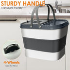 35lbs Dog Food Storage Container, Collapsible Dog Food Container, Airtight Pet - Image 2