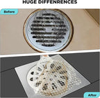 35 Pack Disposable Floor Drain Stickers, Hair Drain Stickers Disposable Shower - Image 4