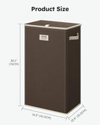 SOLEDI Laundry Hamper with Lid 100L Large & Tall Collapsible Laundry Basket - Image 3