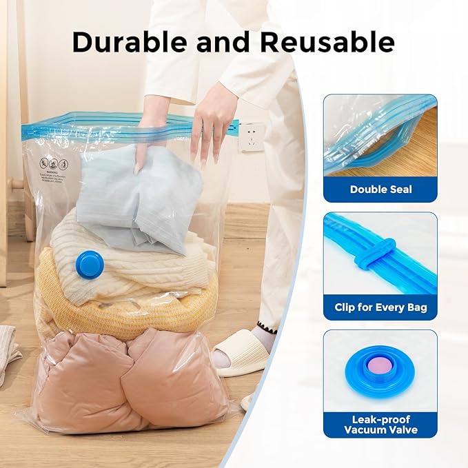 ETENWOLF 20 Pack Vacuum Storage Bags - Image 4