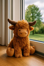 Highland Cow Door Stopper – Cute Weighted Animal Doorstop 2.2 lbs - Image 5