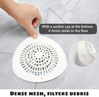 Shower Drain Hair Catcher, Silicone Bathtub Tub Drain Hair Catcher, Bathtub - Image 3