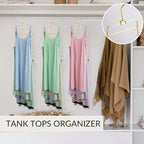 ZEDODIER 3 Pack Tank Top Hanger Space Saving, Bra Hangers - Image 4