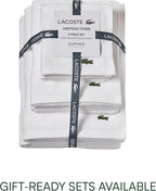 Lacoste Heritage 100% Supima Cotton Bath Towel, Premium Super Soft Bath Towel - Image 5