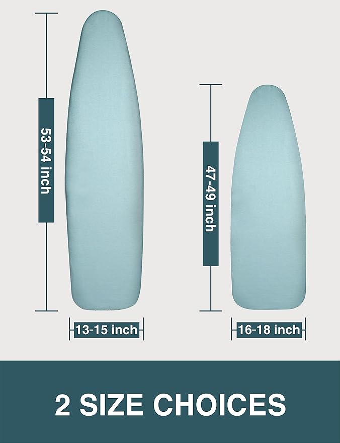 Ironing Board Cover and Pad 18x49， Extra Wide Thick Iron Padding, Scorch and - Image 7