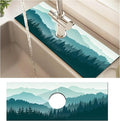 Absorbent Splash Guard Mat for Kitchen Sink, 15×5.5 Inch Cute Fast Drying Drip by Unknown