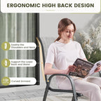 UDPATIO Patio Chairs Set of 6, Stackable Outdoor Dining Chairs for All Weather, Outdoor Furniture with Breathable Textilene Fabric, 350LBS Capacity, for Garden, Backyard, Deck (Light Grey) - Image 5