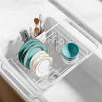 Extendable Dish Drying Rack Over Sink by Sakugi