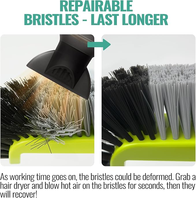 18" Pool Brush Head for Cleaning Swimming Pool Walls, Curved Ends - Image 5