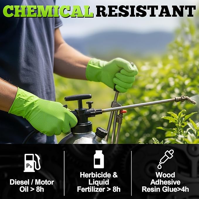 TitanFlex Heavy Duty Industrial Nitrile Gloves - Image 5