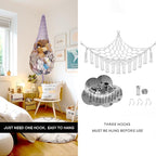 Upgrade Stuffed Animal Hammock Corner or Wall Hanging Net - Image 2